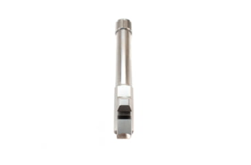 Image of American Tactical Imports Match Grade Threaded Replacement Barrel, Glock 43, 1x10 Right Hand Twist, w/ Threaded Protector, Silver, ATIBG43T