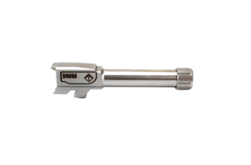 Image of American Tactical Imports Match Grade Threaded Replacement Barrel, Glock 43, 1x10 Right Hand Twist, w/ Threaded Protector, Silver, ATIBG43T