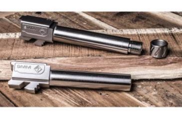 Image of American Tactical Imports Replacement Barrel For Glock 17, 1-10 Right Hand Twist,Threaded w/ 1/2X28 Thread Protector, ATIBG17T