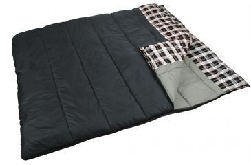 Image of American Trails Ozzie &amp; Harriet Double Sleeping Bag, Black, 80x66 KMK2701B