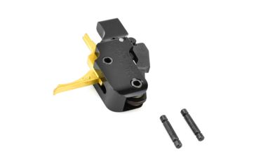 Image of American Trigger AR Gold Flat .223/5.56 AR 15 Drop-In Trigger, Gold, ARGOLD-FLAT-ADJ