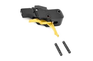 Image of American Trigger AR Gold Flat .223/5.56 AR 15 Drop-In Trigger, Gold, ARGOLD-FLAT-ADJ