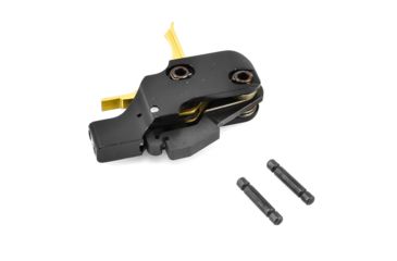 Image of American Trigger AR Gold Flat .223/5.56 AR 15 Drop-In Trigger, Gold, ARGOLD-FLAT-ADJ