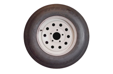 Image of Americana Tire And Wheel Economy Bias Tire And Wheel St205/75D15 C/5-Hole - Painted Modular Rim, Silver, 3S636