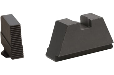Image of AmeriGlo 7XL Tall Black serrated .450in FRONT, Flat Black .554in REAR, Fits all Glock except 42,43, 44, 48, GL-527