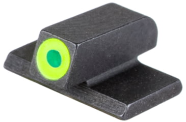 Image of AMERIGLO Tritium Front Sight for Smith &amp; Wesson Bodyguard 2.0, Green Tritium LumiGreen Outline Front, Black, SWBG-212-188-G