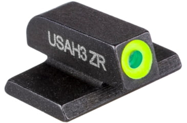 Image of AMERIGLO Tritium Front Sight for Smith &amp; Wesson Bodyguard 2.0, Green Tritium LumiGreen Outline Front, Black, SWBG-212-188-G