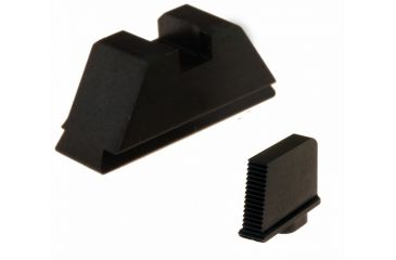 Image of AmeriGlo Black Front and Rear set All Fits Glock Models. Tall set for suppressor use. Black Front/Rear GL-429