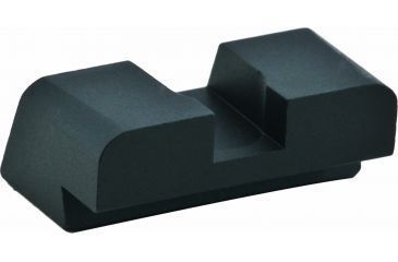 Image of Ameriglo Black Night Sights Flat Black Style Black Rear Only For All Springfield Xd Models 150 Inch Notch Wide Xd 402