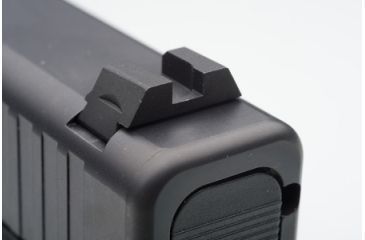 Image of Ameriglo Black Rear Sight Flat Notch Classic .256 Height .150 Width For Glock 42/43