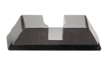 Image of Ameriglo Black Rear Sight Flat Notch Classic .272 Height .130 Width For Glock Pistols