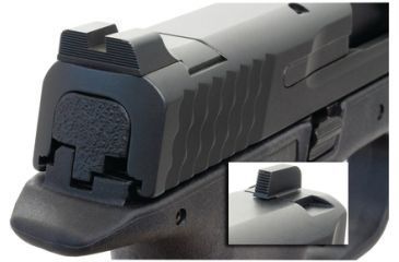 Image of Ameriglo Black Sights - Complete Set - Thin Serrated Front / Black Rear - All S&amp;W M&amp;P Models SW-102