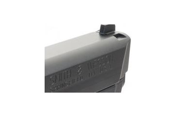 Image of Ameriglo Black Sights Serrated Black Target Front Only All Short Front S W M P Models 210 Inch Height Sw 810 210