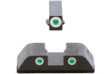 Image of AmeriGlo Classic 3 Dot Night Sight Set, Glock 17/19/19x/26/34 Gen 5, Green Front, GL-5113