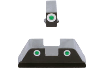 Image of AmeriGlo Classic 3 Dot Tritium Night Sight Set for Walther PDP w/Front Green Tritium White Outline/ Rear Green Tritium Black Outline, WA-119
