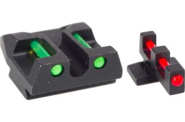 Image of Ameriglo Complete Fiberrod Sights Red Front Green Rear For Fn 45 Fn 625