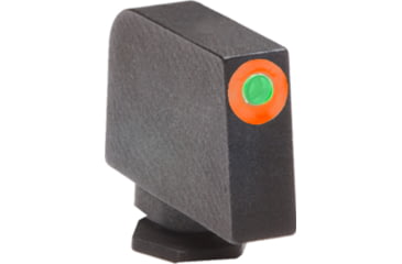 Image of AmeriGlo Glock Pro-Glo Tritium Front Pistol Sights, Front Only-Green Tritium Lamp, Orange Outline FRONT .315in H .125in W, GL-212-315-OR-C