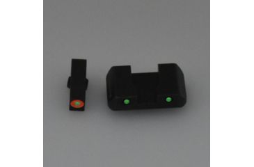 Image of AmeriGlo GL5446 Spartan Operator Night Sight Glock 17/19/19x/26 Gen5 Green Triti