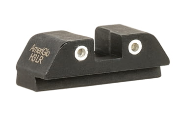 Image of AmeriGlo GL8113R Classic Tritium Rear Sight For Glock Black Green Tritium Wit