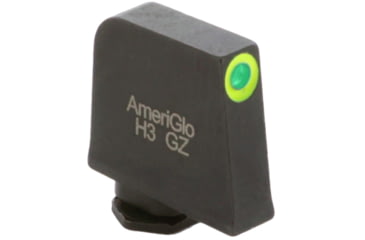 Image of AmeriGlo Glock Pro-Glo Tritium Front Pistol Sights, Front Only - Green Tritium LumiGreen Outline Front .407in H .125in W, GL-212-407-G