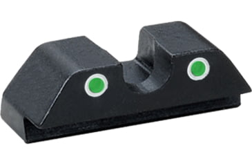 Image of AmeriGlo Glock U Notch Tritium Pistol Sights, Rear Only-Green Tritium Lamp 2-dot White Outlines .248 H .165 U Notch fits MOS slide, GL-634R