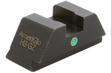 Image of AmeriGlo i-Dot Tritium Rear Sights Classic Style for Glock 42/43/43X, Rear Only-Green Tritium Lamp Single i-Dot fits MOS slide, GL-105R