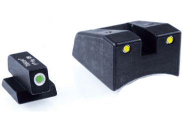 Image of Ameriglo Mossberg 3 Dot Tritium Night Sight Set - Green Front / Green Rear MB-590