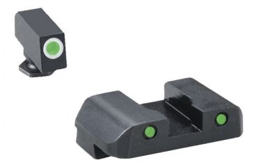 Image of Ameriglo Complete Pro Operator Series Night Sight Sets Green Front Green Rear For Fits Glocks 20 21 29 30 31 32 36 Gl 233 Op