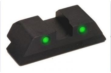 Image of Ameriglo Night Sights - Operator Style - Green REAR Only w/ Black Outlines, Fits Glocks 20,21,29,30,31,32,36 GL-148R