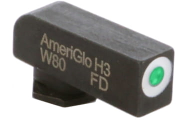 Image of Ameriglo Night Sight, FRONT Only - Green w/ White Outline - For Glocks, .180 Height GL-112-180