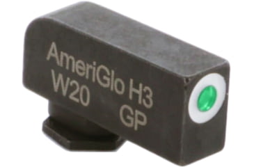 Image of Ameriglo Night Sight, FRONT Only - Green w/ White Outline - For Glocks, .220 Height GL-112-220