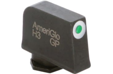 Image of Ameriglo Night Sight, FRONT Only - Green w/ White Outline - For Glocks, .315 Height GL-112-315