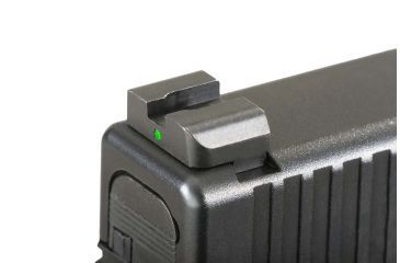 Image of Ameriglo Night Sights - I-Dot Style - Green REAR Only - .315 inch Height, Fits For Glocks 17,19,22,23,24,26,27,33,34,35,37,38,39 GL-101R