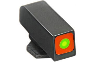 Image of Ameriglo Night Sights - ProGlo Style - FRONT Sight Only - Green w/ Orange Square Outline