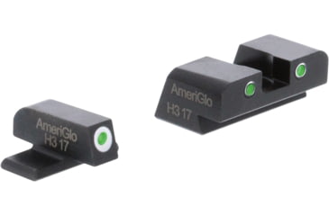 Image of AmeriGlo Pistol Tritium Night Sights, Sig 225,226,228,239,2009, Green Front, Green Rear, SG-161