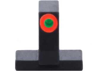 Image of AmeriGlo Smith &amp; Wesson Pistol Front Sight, Green Tritium Orange Outline FRONT .378in H .125in W, Smith &amp; Wesson, SW-212-378-O
