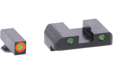 Image of AmeriGlo Spartan Operator Night Sight Set, Glock 17/19/19x/26 Gen 5, Green, GL-5446