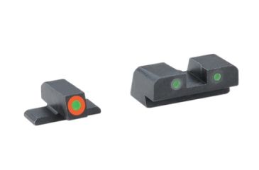 Image of Ameriglo Spartan Tactical Tritium Night Sight Set For Springfield XD Orange/Green