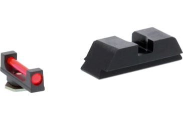 Image of AmeriGlo Specialty Sight Set for Glock 17/19/19X/26/45 w/Red Fiber Front/ Black Rear, GFT-124