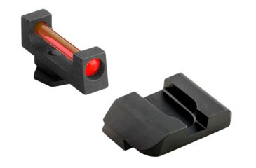 Image of Ameriglo Target Competition Set For Glock 17-39 .130 Front Red Fiber .165 Rear Notch