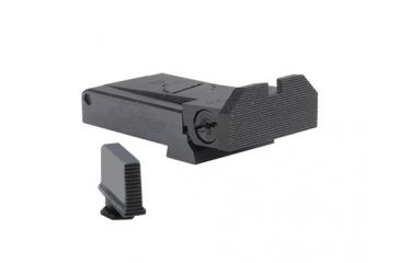 Image of Ameriglo Target Competition Set Glock 17-41 Black Serrated Front And Rear