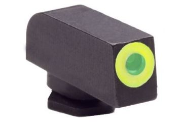 Image of AmeriGlo Tritium Front All For Glock Models .200in. Height, std. .140in. wide, Pro Glo Front Sight, limeGRN Circle Outline GL-212-200-GR-C