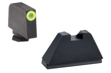 Image of Ameriglo Tritium Front Rear Tall Suppressor Set, green green GL-611