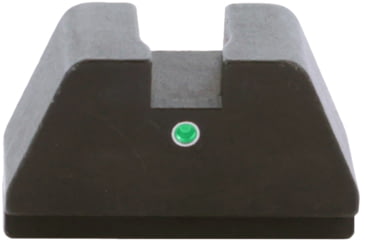 Image of AmeriGlo Tritium Rear Sights for Glock w/Green Tritium Single Dot No Outline .451in H .165in Sq Notch, i-Dot, GL-143R