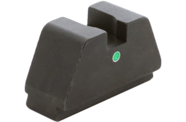 Image of AmeriGlo Tritium Rear Sights for Glock w/Green Tritium Single Dot No Outline .451in H .165in Sq Notch, i-Dot, GL-143R