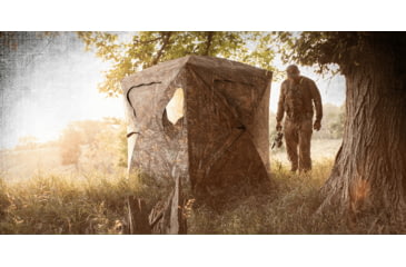 Image of Ameristep Silent Brickhouse Blind - Mossy Oak Break-Out Country, AMEBF3007