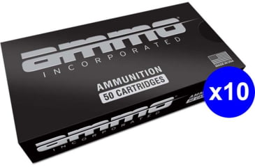 Image of Ammo, Inc. 9mm Luger 124 Grain Total Metal Case Brass Cased Centerfire Pistol Ammo