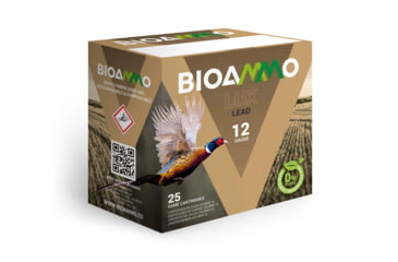 Image of BioAmmo Lux Hunt 12 Gauge 1 1/8oz 2.75in 9 Lead Shot Centerfire Shotgun Ammo, 25 Rounds, BL32-90
