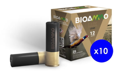 Image of BioAmmo LUX Hunt 12 Gauge 1 1/8oz 2.75in 7 Lead Shot Centerfire Shotgun Ammo, 250 Rounds, BL32-70-KIT1