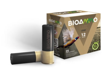 Image of BioAmmo LUX Hunt 12 Gauge 1 1/8oz 2.75in 8 Lead Shot Centerfire Shotgun Ammo, 25 Rounds, BL32-80
